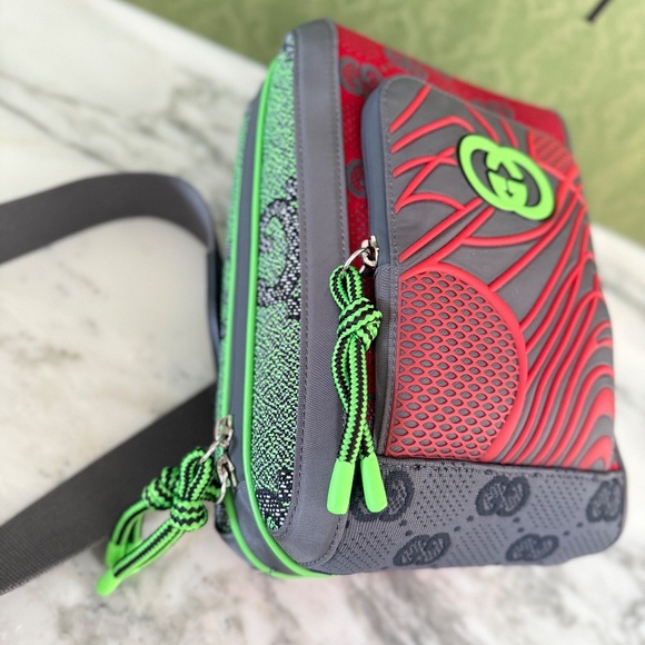 Gucci 763430 Two-way Jersey GG Cloth backpack - Picture 12 of 15